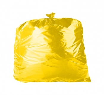 Yellow Bin Bags Refuse Sacks